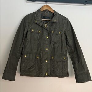 J.CREW Women's Waxed Cotton Jacket, sz S